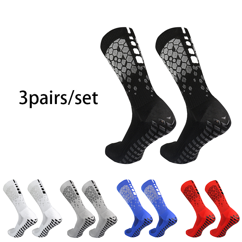 Sock Garter Men - 3 Paia di Calzini da Calcio