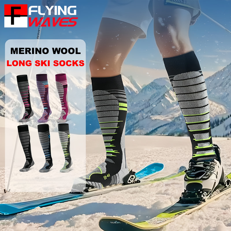 Sock Garter Men - Calzini da sci in lana merino