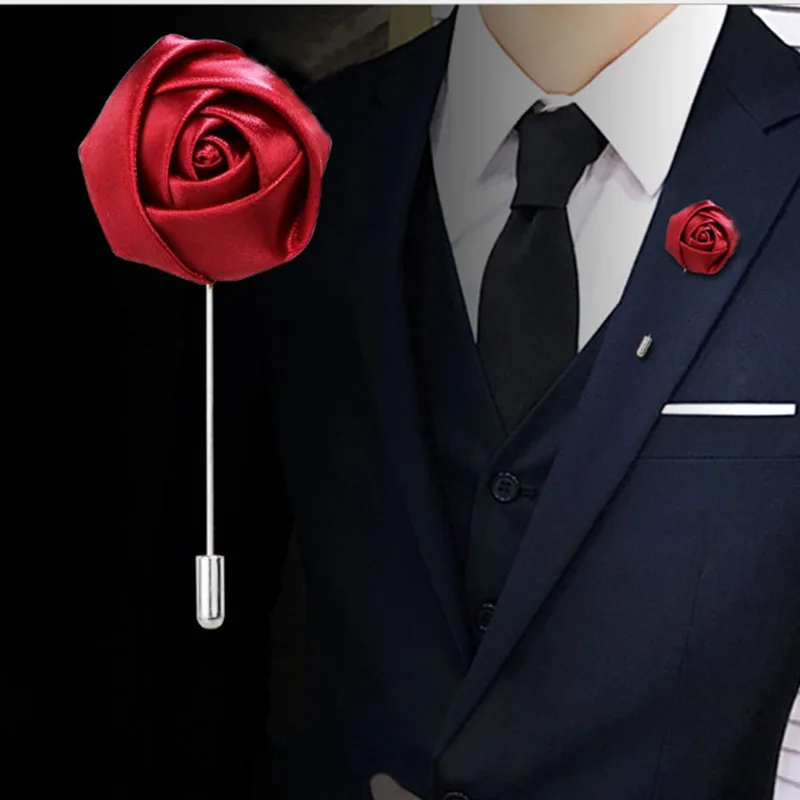 Tuxedo Lapel Pin - Boutonnieres da uomo per matrimonio Sposo