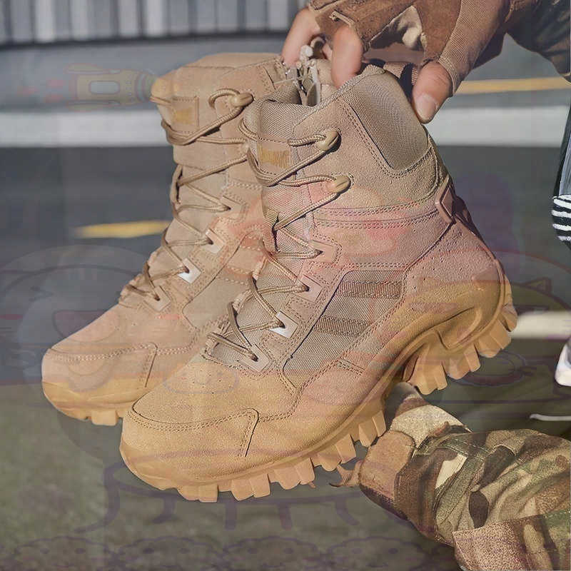 Men Formal Wear All Black - Tan Long Barrel Deadlift Scarpe da