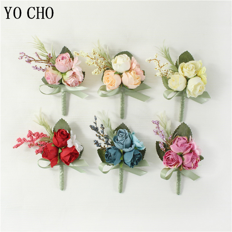 Tuxedo Lapel Pin - Yo Cho Boutonniere di Cerimonia Nuziale