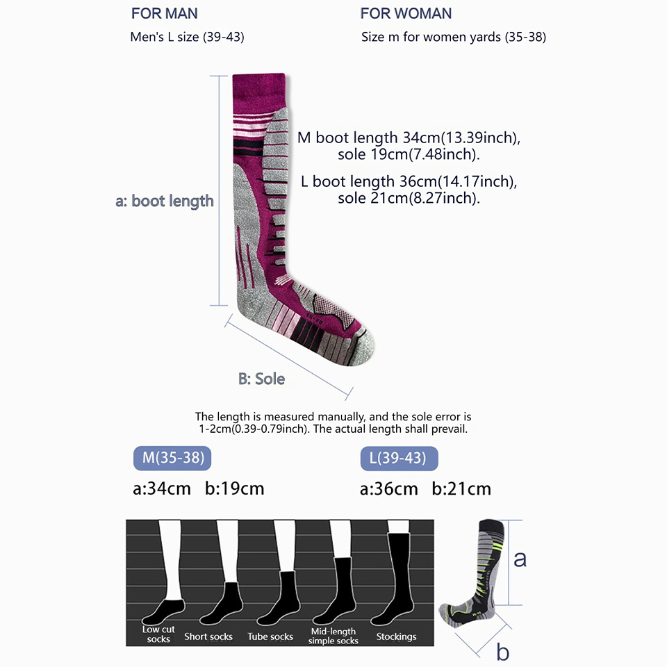 Calzini da sci in lana merino  - Sock Garter Men recensione e prezzo